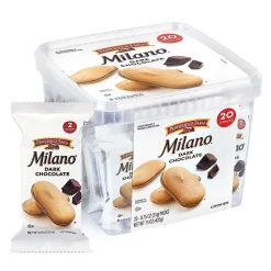 Pepperidge Farm Double Dark Chocolate Milano Cookies, 0.75 oz, 20/Pack (220-02248)