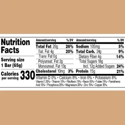 Perfect Snacks Gluten Free Dark Chocolate and Peanut Butter Protein Bar, 2.3 oz., 16 Bars/Box (307-00247)