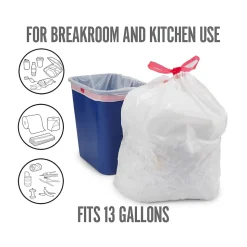 Perk™ 13 Gallon Kitchen Trash Bag, 28