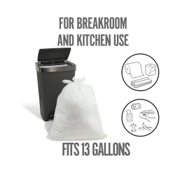 Perk™ 13 Gallon Kitchen Trash Bag, 28