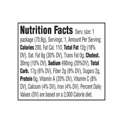 Philadelphia Bagel Chips & Cream Cheese Dip, Garden Vegetable, 2.5 oz., 5/Pack (62352)