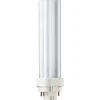 Philips Compact Fluorescent PL-C Lamp, 18 Watts, 4-Pin, Neutral White, 10PK