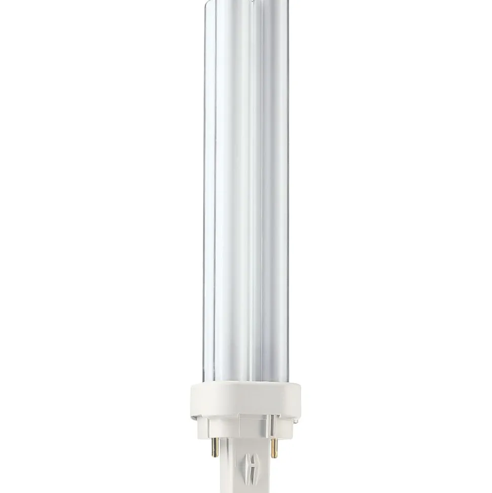 Philips Compact Fluorescent PL-C Lamp, 26 Watts, 2-Pin, Cool White, 10PK