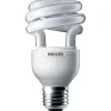 Philips Compact Fluorescent Twister Light Bulb, 13 Watts, Bright White, 6PK