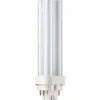 Philips Compact Fluorescent PL-C Lamp, 13 Watts, 4-Pin, Neutral White, 10PK