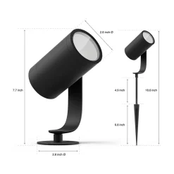 Philips Hue Lily LED Outdoor Spot Light Extension (802074)