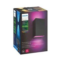 Philips Hue Resonate LED Wall Outdoor Light, Black (576082)