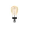 Philips Hue 60W Equivalent ST19 LED Smart Bulb, White (571125)
