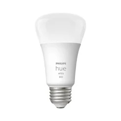 Philips Hue 60W Equivalent A19 LED Smart Bulb, Soft Warm White, 2/Pack (476951)
