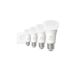 Philips Hue White Starter Kit, A19 2200K-6500K 10.5W E26 (563270)