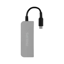 Philips 4-Port USB-C Hub, Cool Gray (DLK9320C/27)