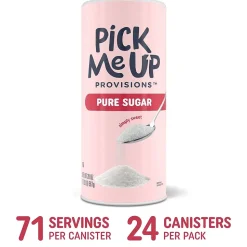 Pick Me Up Provisions™ Pure Sugar, 20 oz. Canister, 24/Carton (PM62433/94205)