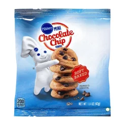Pillsbury Solf Bake Mini Chocolate Chip Cookies, 1.5 oz., 28/Pack (220-02056)