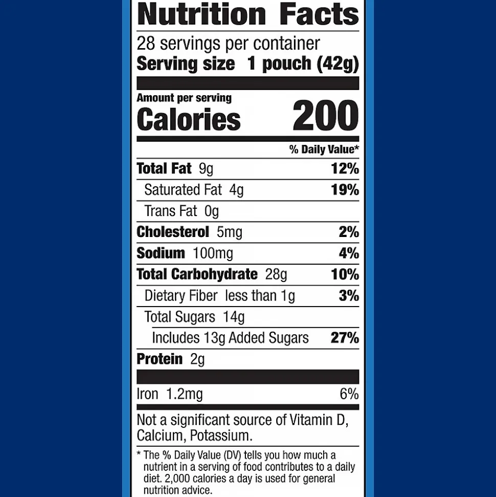 Pillsbury Solf Bake Mini Chocolate Chip Cookies, 1.5 oz., 28/Pack (220-02056)