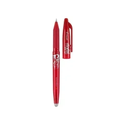 Pilot FriXion Ball Erasable Gel Pen, Fine Point, Red Ink (FX7-RED-BC)