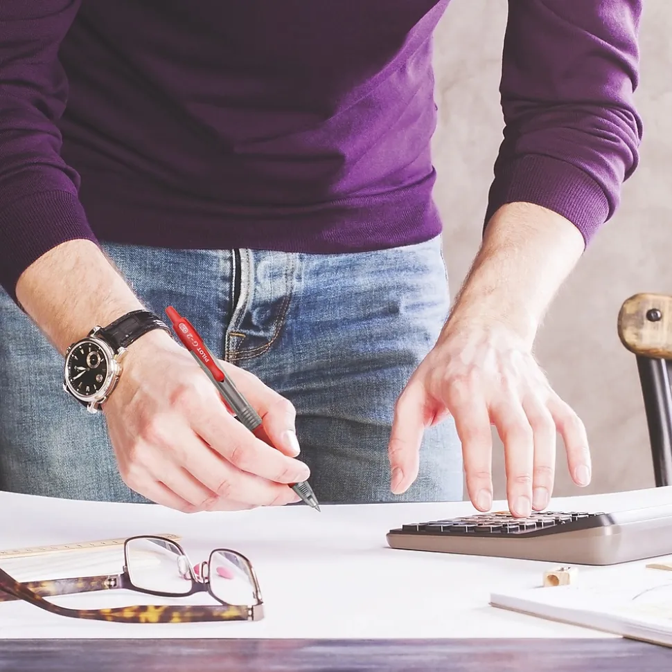 Pilot G2 Retractable Gel Pens, Ultra Fine Point, Red Ink, Dozen (31279)