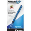 Pilot Precise V7 Rollerball Pens, Fine Point, Blue Ink, Dozen (35349)
