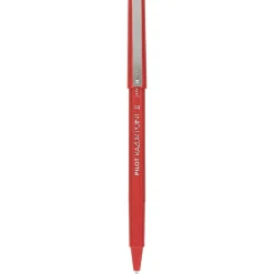 Pilot Razor Point II Marker Pens, Super Fine Point, Red Ink, Dozen (11011)