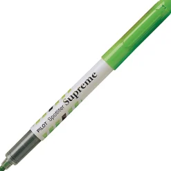 Pilot Spotliter Supreme Fluorescent Highlighter, Chisel Point, Green Ink, 12/PK