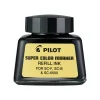 Pilot Super Color Permanent Marker Bottled Ink Refill, Black Ink (43500)