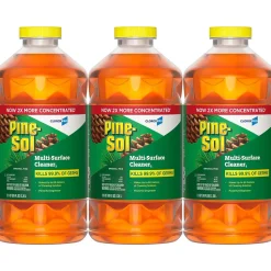 Pine-Sol Disinfecting Multi-Surface Cleaner Degreaser, Original Pine, 80 Fl. Oz. 3/Carton (60606CT)