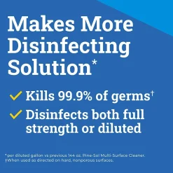 Pine-Sol Disinfecting Multi-Surface Cleaner Degreaser, Original Pine, 80 Fl. Oz. 3/Carton (60606CT)