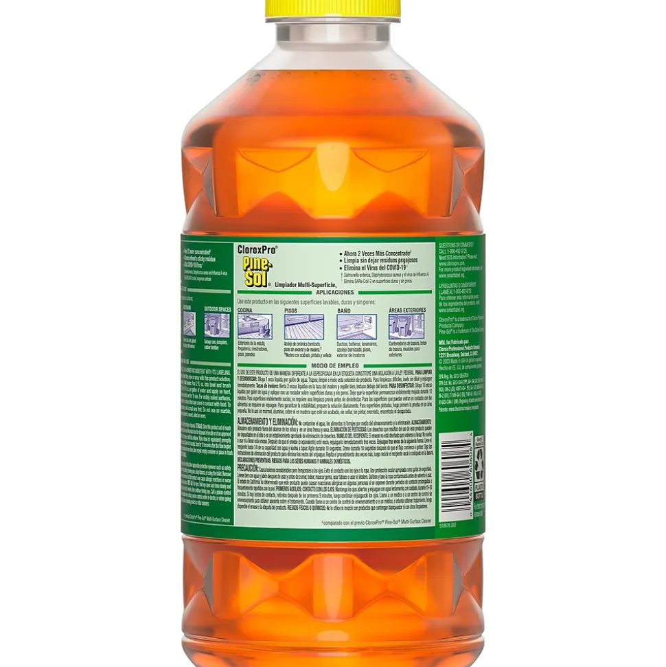 Pine-Sol Disinfecting Multi-Surface Cleaner Degreaser, Original Pine, 80 Fl. Oz. (60606)