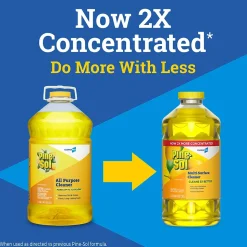 Pine-Sol Multi-Surface Cleaner/Degreaser, Lemon Fresh Scent, 80 Fl. Oz. (60607)