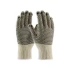 PIP PVC Coating Cotton/Polyester Gloves, Natural/Black, Small, 12/Pr (36-110PDD/S)