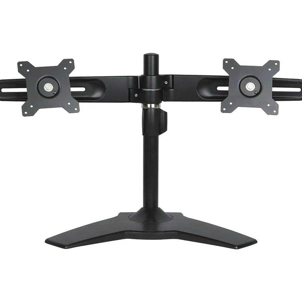 Planar Dual Monitor Adjustable Stand, Up to 24", Black (997-5253-00)