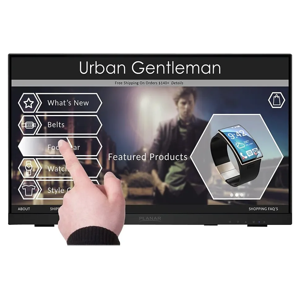 PLANAR Helium 997-8286-00 22" LED Monitor, Black