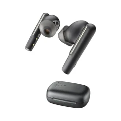 Plantronics Voyager Free 60 UC Wireless Noise Cancelling Bluetooth Earbuds, USB-C, MS Certified, Carbon Black (7Y8L8AA)