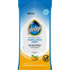 Pledge Multi Surface All-Purpose Cleaner, Fresh Citrus, 25/Pack (644080)