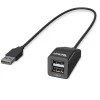 Plugable 2-Port USB 2.0 Hub, Black (USB2-2PORT)
