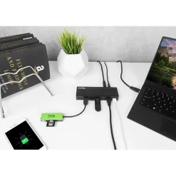 Plugable 7-Port USB 3.0 Hub, Black (USB3-HUB7C)