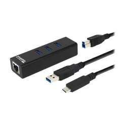 Plugable 3-Port USB 3.0 Hub, Black (USB3-HUB3ME)