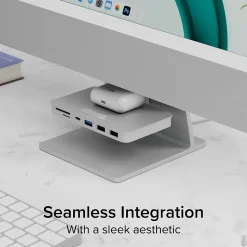 Plugable 6-Port USB-C Mounted Hub For Apple iMac (AD-6IN1)
