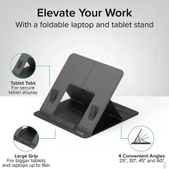 Plugable Portable Foldable Stand for Laptop/Tablet (PT-STANDX)