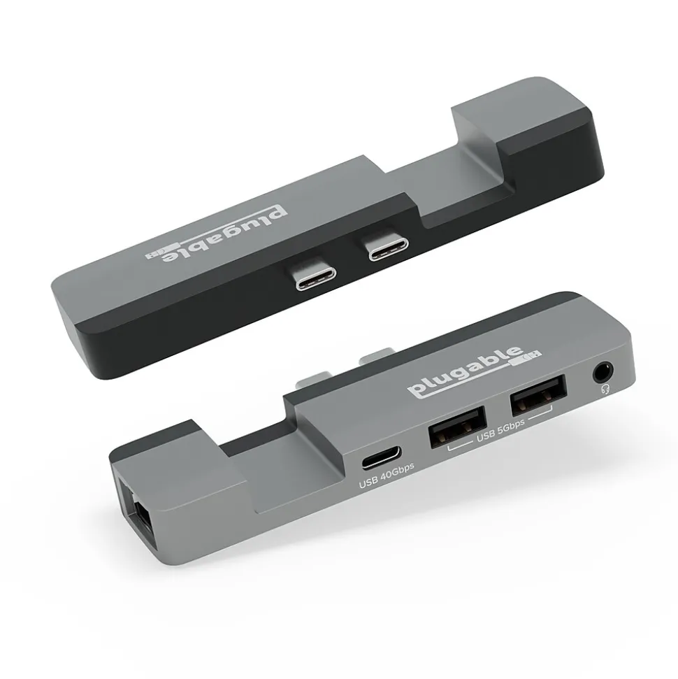 Plugable USB C Hub Multiport Adapter for Apple MagSafe 2 for MacBook Pro, Air M2