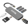 Plugable USB C Hub Multiport Adapter, 7-in-1 Hub, 87W Charging (USBC-7IN1)
