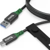 Plugable 3.3' USB-C to USB-A Cable, Black (USBC-A1M)