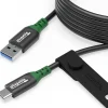 Plugable 6.6' USB-C to USB-A Cable, Black (USBC-A2M)
