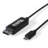 Plugable USBC-DP 6' USB 3.1 Type C to DisplayPort Audio/Video Cable, Black