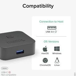 Plugable USB3-SWITCH2 USB 3.0 Sharing Switch