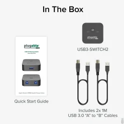 Plugable USB3-SWITCH2 USB 3.0 Sharing Switch
