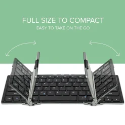 Plugable Wireless Keyboard and Case, Black (BT-KEY3XL)
