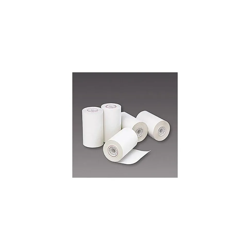 PM Company Thermal Cash Register Paper Rolls, 3 1/8" x 273', BPA Free, 50 Rolls/Pack (5213)