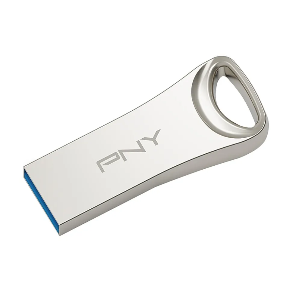 PNY Elite-X 64GB USB 3.2 Type A Flash Drive, Silver (P-FDI64GELTX-GE)