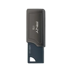 PNY PRO Elite 1TB USB 3.2 Gen 2 Type-A Flash Drive, Gray (P-FD1TBPROV2-GE)