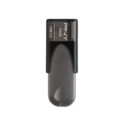 PNY Turbo Attache 4 128GB USB 3.0 Type A Flash Drive, Black (P-FD128TBAT4-GE)